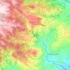 Mapa topográfico Canolo, altitud, relieve