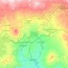 Mapa topográfico Ziracuaretiro, altitud, relieve