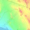 Mapa topográfico Río Sonoyta, altitud, relieve