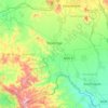 Mapa topográfico Tepalcingo, altitud, relieve