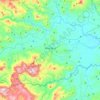 Mapa topográfico Muy Muy, altitud, relieve