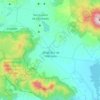 Mapa topográfico Ahualulco de Mercado, altitud, relieve