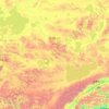 Mapa topográfico 班戈县 དཔལ་མགོན་རྫོང།, altitud, relieve