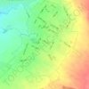 Mapa topográfico شهر لردگان, altitud, relieve