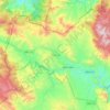 Mapa topográfico Peñamiller, altitud, relieve