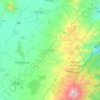 Mapa topográfico Tlachichuca, altitud, relieve