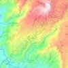 Mapa topográfico Mira (Chontahuasi), altitud, relieve