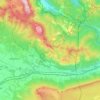 Mapa topográfico Aspárrena, altitud, relieve