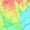 Mapa topográfico Palomares del Río, altitud, relieve