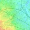 Mapa topográfico Nieuwerkerken, altitud, relieve