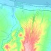 Mapa topográfico Chieuti, altitud, relieve