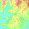 Mapa topográfico Dunoon, altitud, relieve