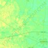Mapa topográfico Uayma, altitud, relieve