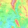 Mapa topográfico Tlaltizapán de Zapata, altitud, relieve