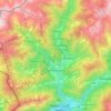 Mapa topográfico La Massana, altitud, relieve