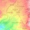 Mapa topográfico Ozumba, altitud, relieve