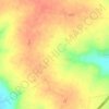 Mapa topográfico Chondi, altitud, relieve