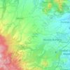 Mapa topográfico Nicolás Romero, altitud, relieve