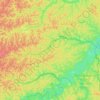Mapa topográfico Igarapé Paraná do Brabo, altitud, relieve