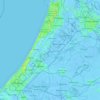 Mapa topográfico Hoogheemraadschap van Rijnland, altitud, relieve