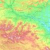 Mapa topográfico Rioja, altitud, relieve