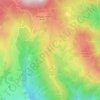 Mapa topográfico Formentara, altitud, relieve