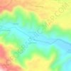 Mapa topográfico Necaxa, altitud, relieve