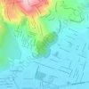 Mapa topográfico Restos Arqueológicos Acozac, altitud, relieve