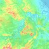 Mapa topográfico Río Tecolutla, altitud, relieve