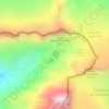 Mapa topográfico Lac supérieur de Rhêmes-Golette, altitud, relieve