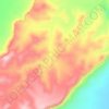 Mapa topográfico Har Ardon, altitud, relieve
