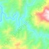 Mapa topográfico Río Atoyac, altitud, relieve