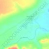 Mapa topográfico Los Milagros, altitud, relieve