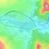 Mapa topográfico Lake Estes, altitud, relieve