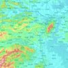 Mapa topográfico 德安县, mapa de relieve, mapa de altitud