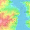 Mapa topográfico Maracaibo, mapa de relieve, mapa de altitud