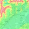 Mapa topográfico Valencia, mapa de relieve, mapa de altitud