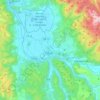 Mapa topográfico Rieti, mapa de relieve, mapa de altitud
