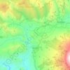 Mapa topográfico Bronte, mapa de relieve, mapa de altitud