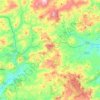 Mapa topográfico Enna, mapa de relieve, mapa de altitud