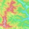 Mapa topográfico Carro, mapa de relieve, mapa de altitud