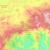 Mapa topográfico Charo, altitud, relieve