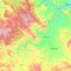 Mapa topográfico Tolimán, altitud, relieve
