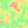 Mapa topográfico Chiautla, altitud, relieve